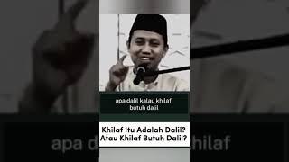 khilaf Itu Butuh Dalil#kajiansunnah #nasehatulama #shortyoutube #shortvideo #shorts #short