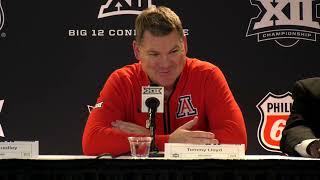 Arizona Wildcats Tommy Lloyd reacts to Houston Cougars loss in Big 12 Tournament Championship game!