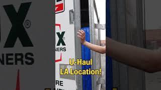 How I Used U Haul’s U-box To Move To Los Angeles! #shorts  @UhaulOfficialVideos