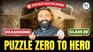 Railway Ratan Series | Railway Reasoning | Puzzle | #20 |  Reasoning By Arun Sir