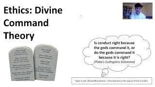 DIVINE COMMAND THEORY (A LEVEL RELIGIOUS STUDIES: RELIGIOUS ETHICS)