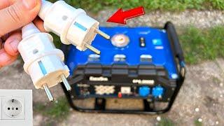 The most important 3 Points. How to connect the Generator to the house via a socket