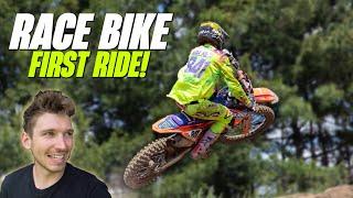 I Crashed My BRAND NEW RACE BIKE into a Mud Hole‍️
