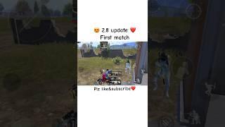  OMG FIRST MATCH ZOMBIE MODE || 2.8 UPDATE #bgmi #viral  #pubg #shorts  #update