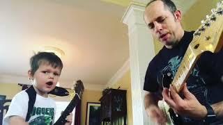 4 Year-Old Rocks Out.