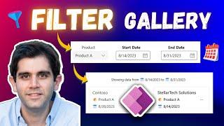 How to apply Multiple Filters to Power Apps Gallery: Dates, Ranges & More! 