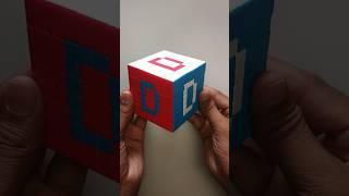 'D' Pattern on 8x8 Rubik's Cube #shorts #video #cube #puzzle #game