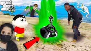 Franklin & Shinchan Found The Ben 10 Watch | Ultimate Aliens - GTA 5