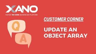 Update An Object Array