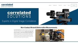 Welcome to the All-New Correlated Solutions Website