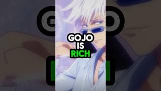 Gojo is RICH  #anime #shorts