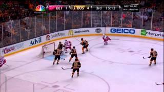 Hockey IQ - Pavel Datsyuk reads the play and steals the pass from Zdeno Chara