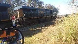 CSX 3004 ES44AC-H Leads the Loaded Coal train to Canoe Alabama