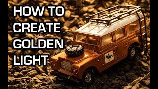 How to Create Golden Light with 2 Lights and a Reflector!