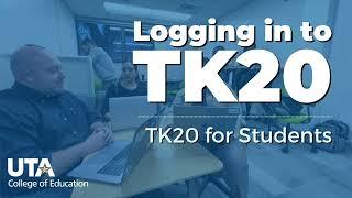 Logging In To TK20