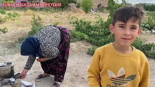 ELMAS YEĞENİME ZİYARETE GİTTİK-DEMİRCİYİ KALEDEN SEYRETTİK KUŞ BAKIŞI KÖZDE MISIR PATLATIK SEMAVERDE