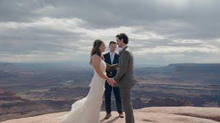 Moab Utah Destination Wedding Film - Sandy & Tate A7SIII