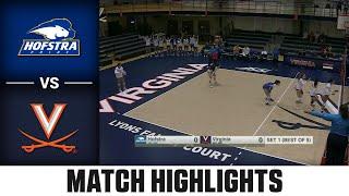 Hofstra vs. Virginia Match Highlights | 2024 ACC Volleyball