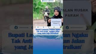 Bupati Lampung Selatan Ngaku Tak Anti Kritik, 'Jangan Jalan yang Jelek Saja Diviralkan'