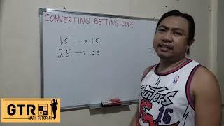 Converting Betting Odds | How to Become Sports Trader | Arjay Enseñado