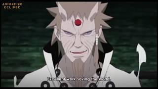 Otsusuki Hagoromu (SAGE OF THE SIX PATHS) Summons Naruto and all the tailed beasts