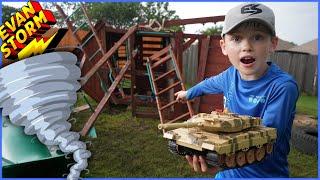 Military Toy Rescue After Big Thunderstorm Crushed My Playground