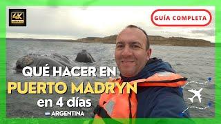  Qué HACER en PUERTO MADRYN en 4 DÍAS  Argentina - Guía Completa 2024