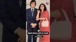 Rajesh khanna with his family