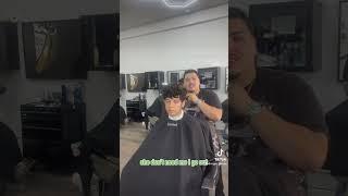 Jimbo first hair cut with me !!! #barber #barbershopconnect