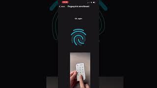 secuENTRY easy - Create and use the fingerprint with the BURGsmart App