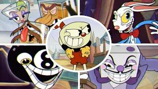 CUPHEAD - ALL CASINO BOSSES + KING DICE