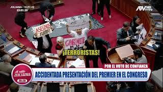 Alberto Otárola: La accidentada presentación del premier en el Congreso por el voto de confianza