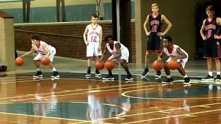 Basketball Ball handling: Mass Dribbling drill