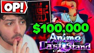 I Spent $100,000 ROBUX for 0.03% OVERPOWERED Trait in Anime Last Stand Roblox