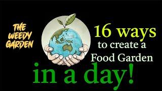 The Weedy Garden Food Forest Makeover Giveaway