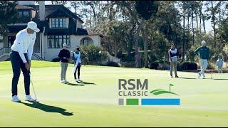 RSM Classic 2024. Round 1. Back 9 with Ludvig Åberg, McCarty and Clanton