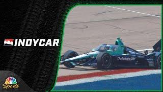 Marcus Ericsson crashes out of Hy-Vee IndyCar Race Weekend practice at Iowa | Motorsports on NBC