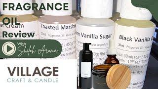 Fragrance Oil Review and First Impressions:  Village Craft and Candle, Cozy Weather Scents