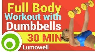 Full Body Workout at Home with Dumbbells