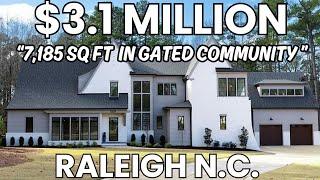 $3.1 Million | What A Beauty | Raleigh NC | New Construction|