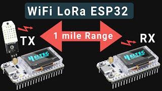 DIY Wireless Temp Sensor | ESP32 + LoRa | 1 Mile Range, Off-Grid, Free!