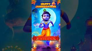 Happy Krishna Janmashtami||Little Krishna #shorts #happykrishnajanmastami #littlekrishna