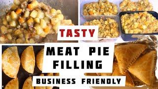 TASTY MEAT PIE FILLING RECIPE | snack business in Nigeria