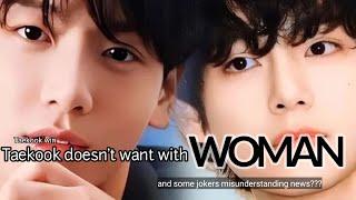 Taekook doesn't like with WOMEN. Taekook is real and how they "can't understand" the news | Taekook