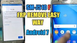 Samsung J510F Frp bypass Android 7.1 All Samsung Android 7.0 7.1 Frp bypass