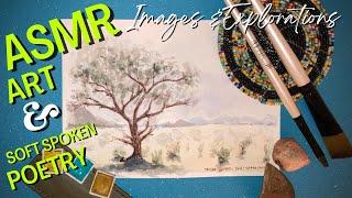 ASMR Soft Spoken Relaxing Tanzania African Landscape (watercolor + poetry by Euphrase Kezilahabi)