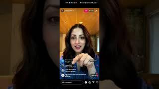 Yami Gautam Instagram live streaming for Article 370 movie promotion