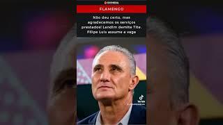 Não deu certo, mas agradecemos os serviços prestados! Landim demite Tite. Filipe Luis assume a vaga