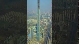 The tallest rotten building in the world, Tianjin 117 Building, with a total height of 600 meters