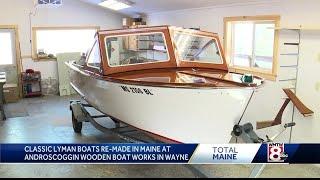 Company in small Maine town restores antique wooden boats from across country
